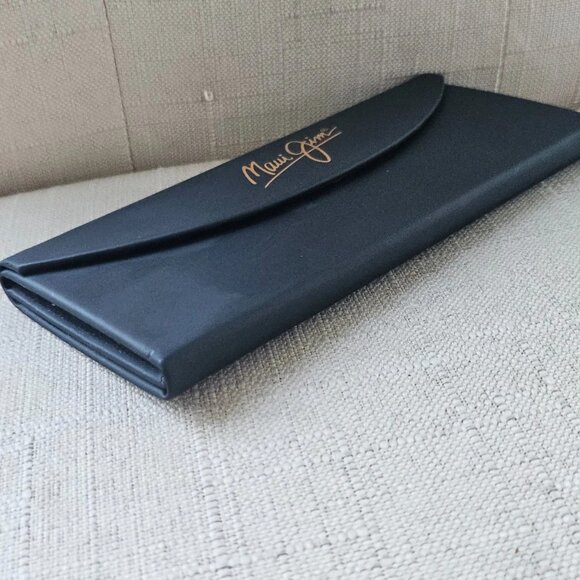 Maui Jim Eyeglasses Case Black Tri Folding Case for Glasses Eye Wear CASE only - Picture 2 of 11